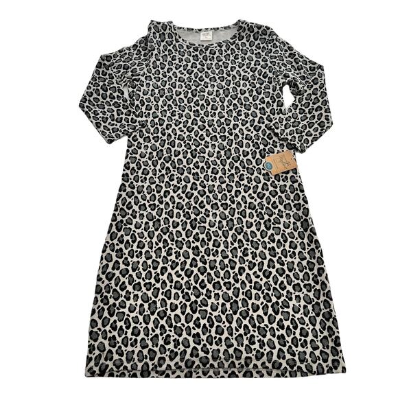 Touched by Nature Womens Organic Cotton 3/4 Sleeve Leopard print Dress Size M - Picture 3 of 10